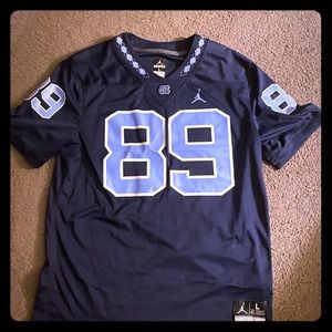 UNC Tarheels Dri-fit Jersey Number 89 Dark Blue